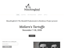 Tablet Screenshot of mauckingbird.org